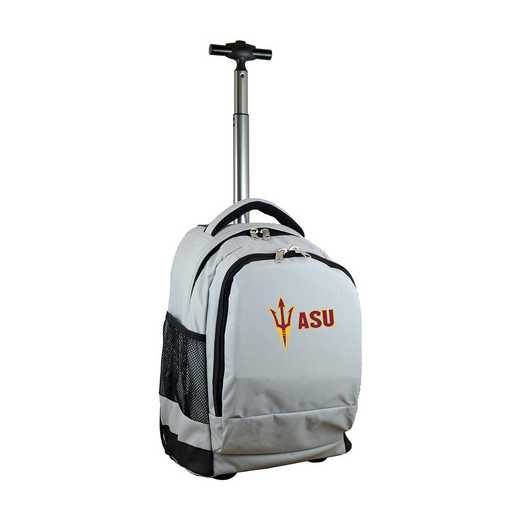 CLAZL780-GY: NCAA Arizona State Sun Devils Wheeled Premium Backpack